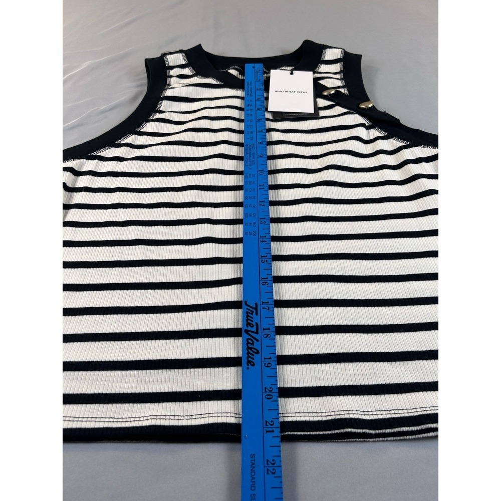 Womens XL Tops Lot Talbots Green Sweater Who What Wear Striped Sleeveless - Picture 12 of 16